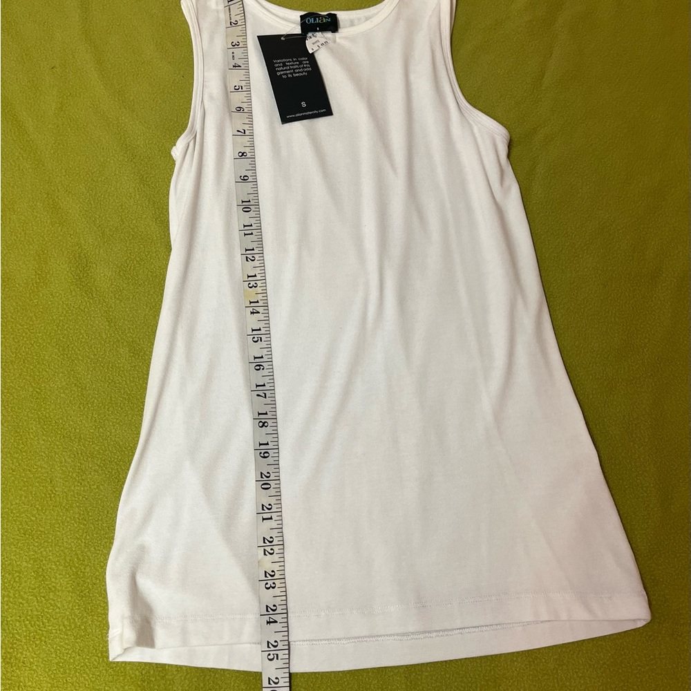 White Sleeveless Maternity T - Small - Picture 7 of 7